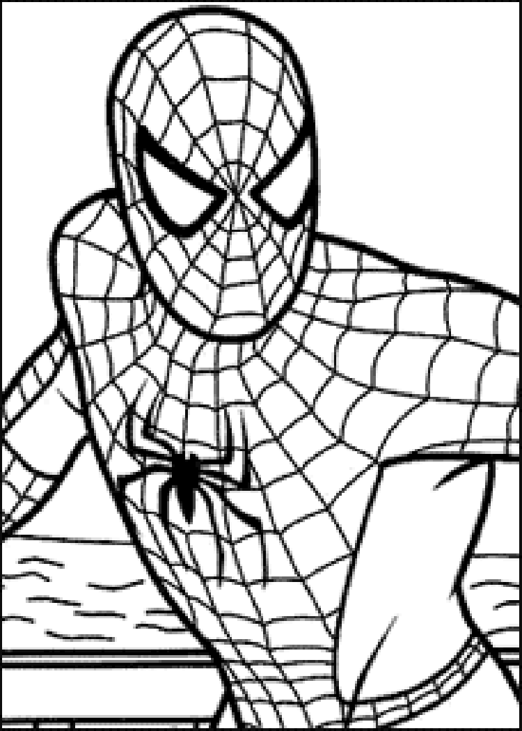 Spiderman to print - Spiderman Kids Coloring Pages
