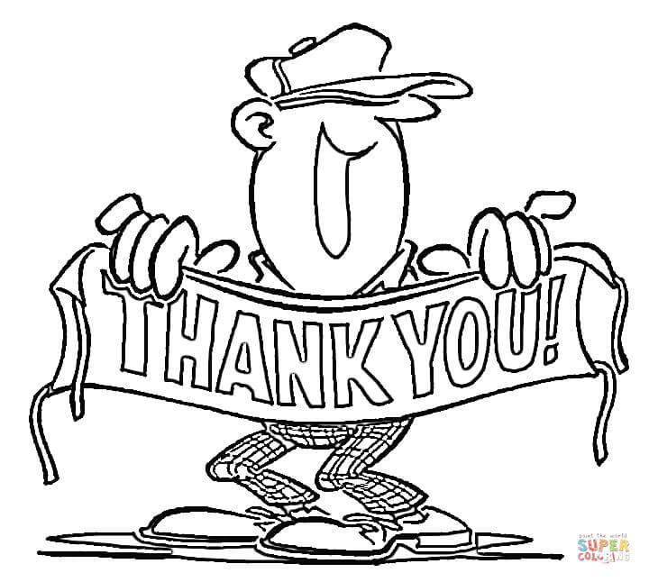 Thank You! coloring page | Free Printable Coloring Pages