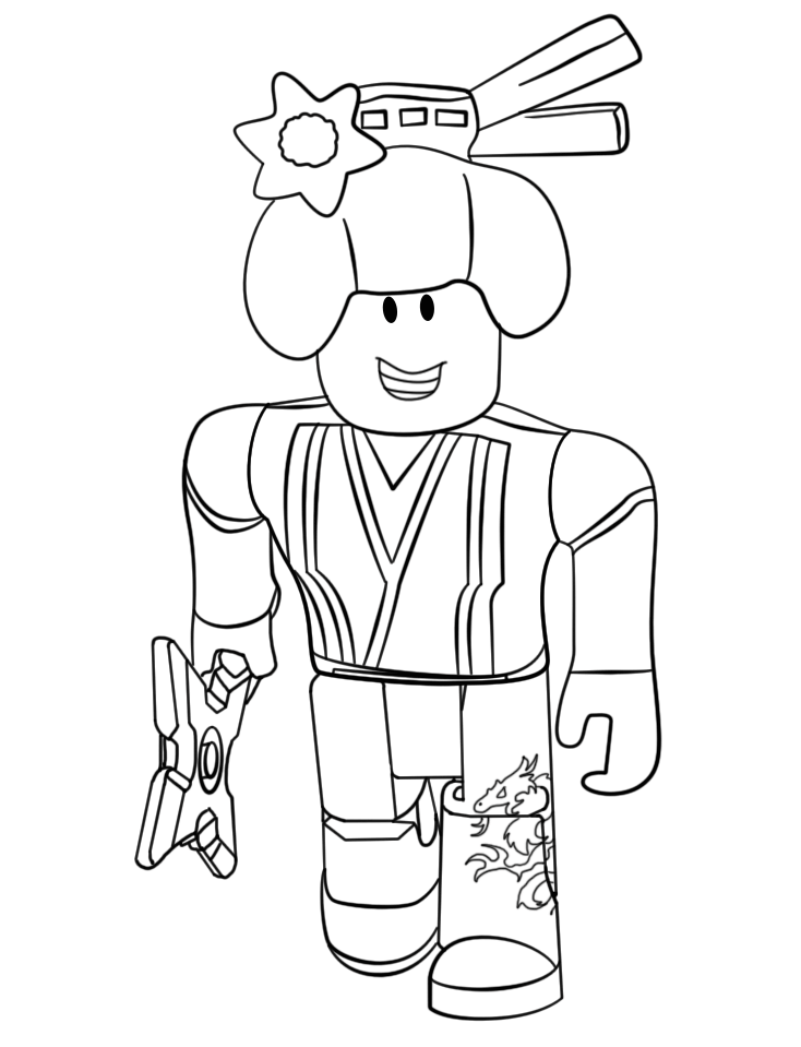 Roblox Royale High Coloring Page - Free Printable Coloring Pages for Kids