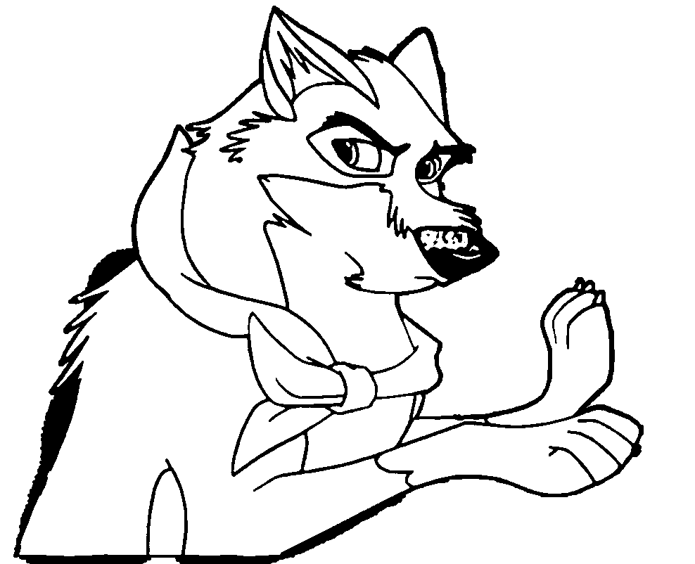 Balto Render Wolf Coloring Page | Wecoloringpage