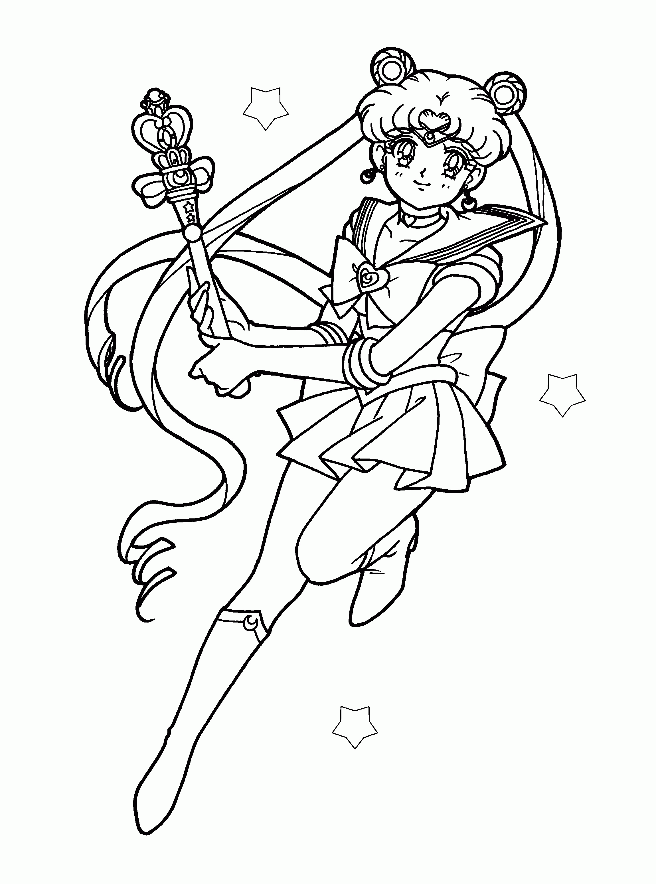 Printable Sailor Moon Coloring Pages   Coloring Me   Coloring Home