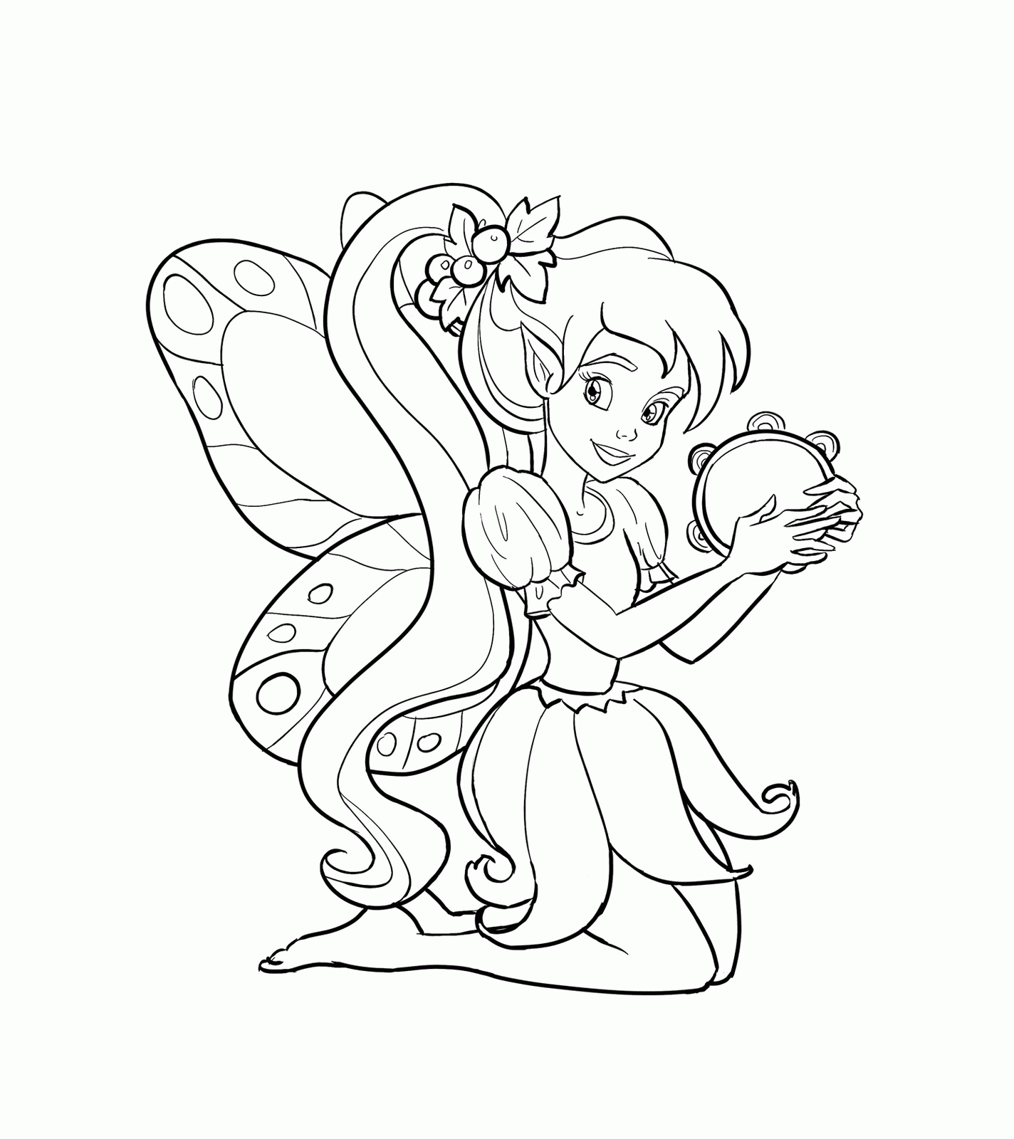 Barbie Fairy Coloring Pages Printable Free - Coloring Pages For ...
