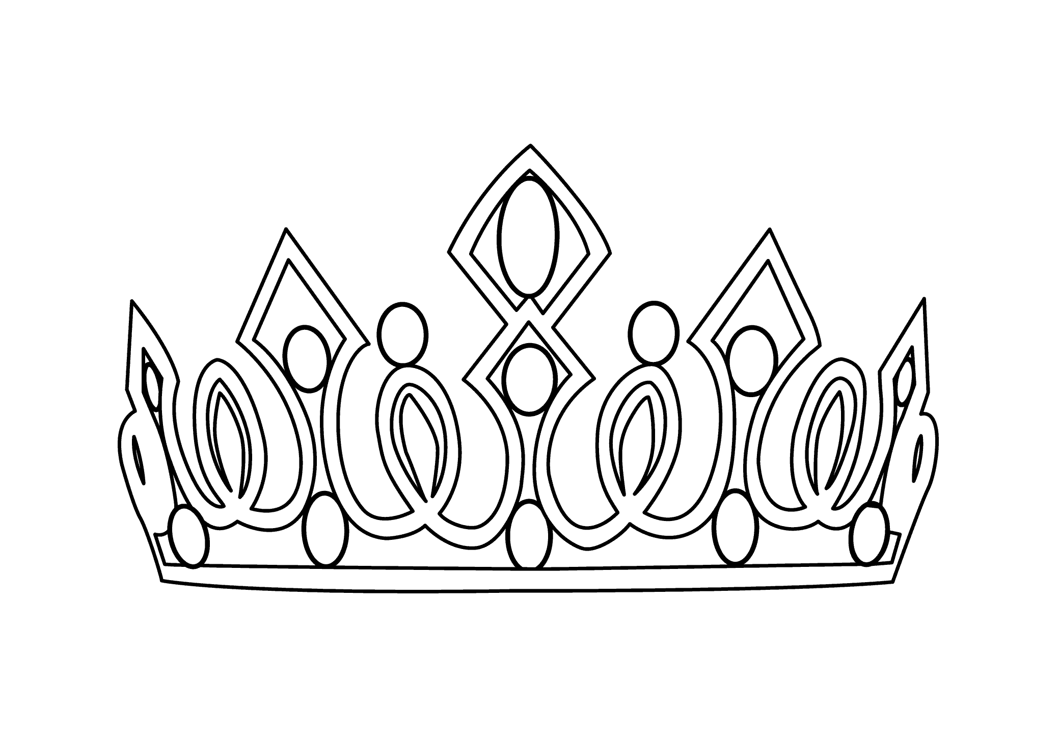 Printable Crown For Queen Printable Word Searches