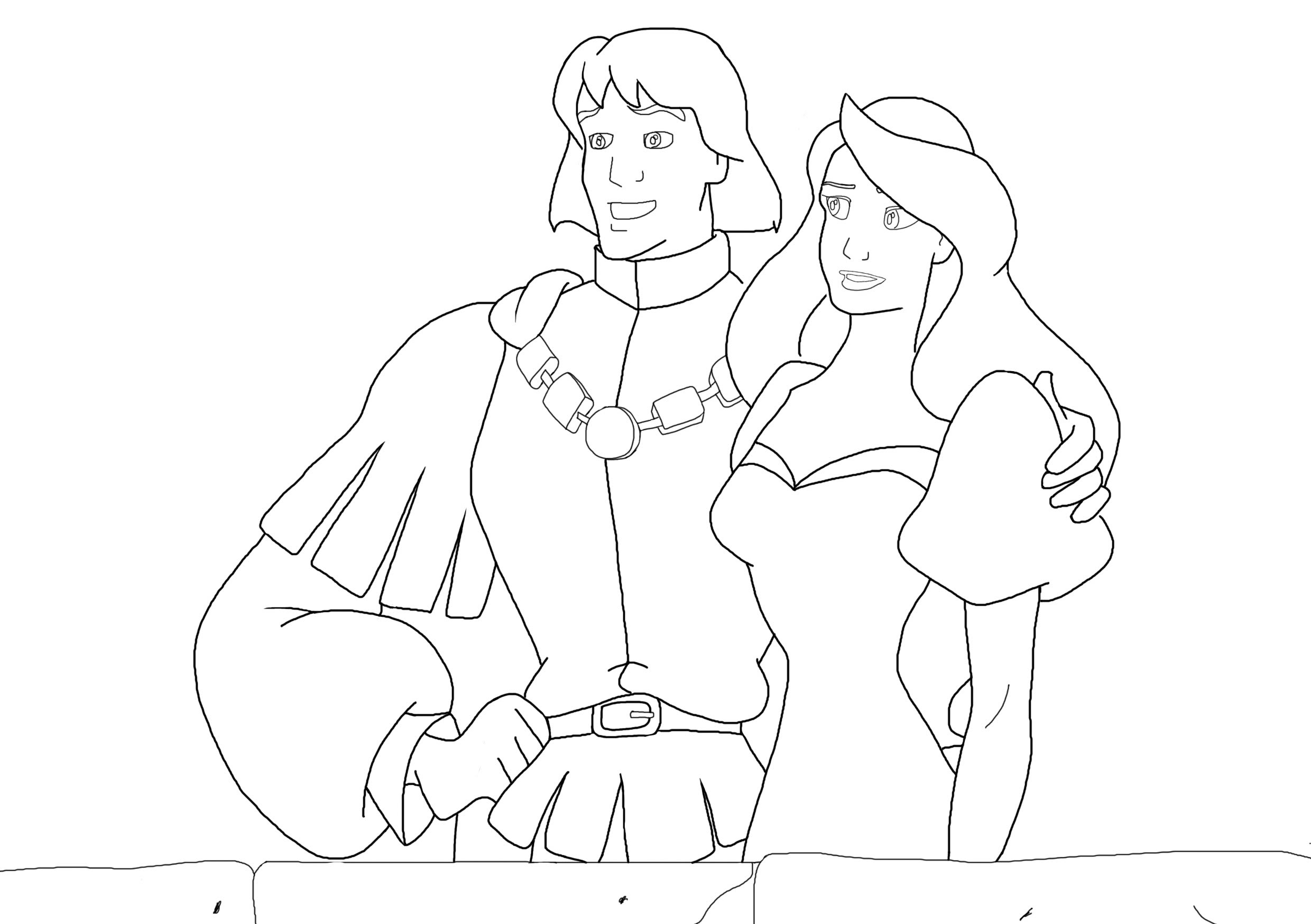The Swan Princess Coloring Page   Coloring Home