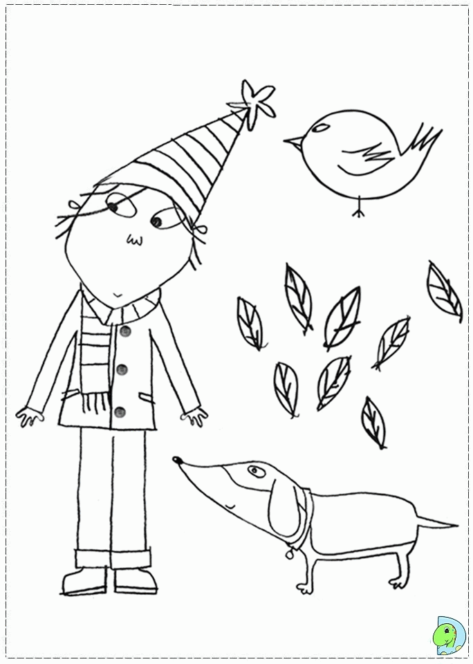 Charlie And Lola Coloring Page