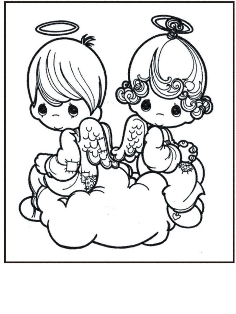 Free Printable Christmas Precious Moments Coloring Pages - High ...