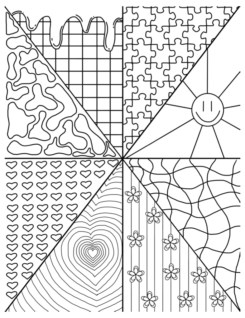Preppy Section Coloring Sheet - Notability Gallery