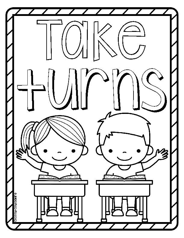 Fairness Coloring Pages - Classful