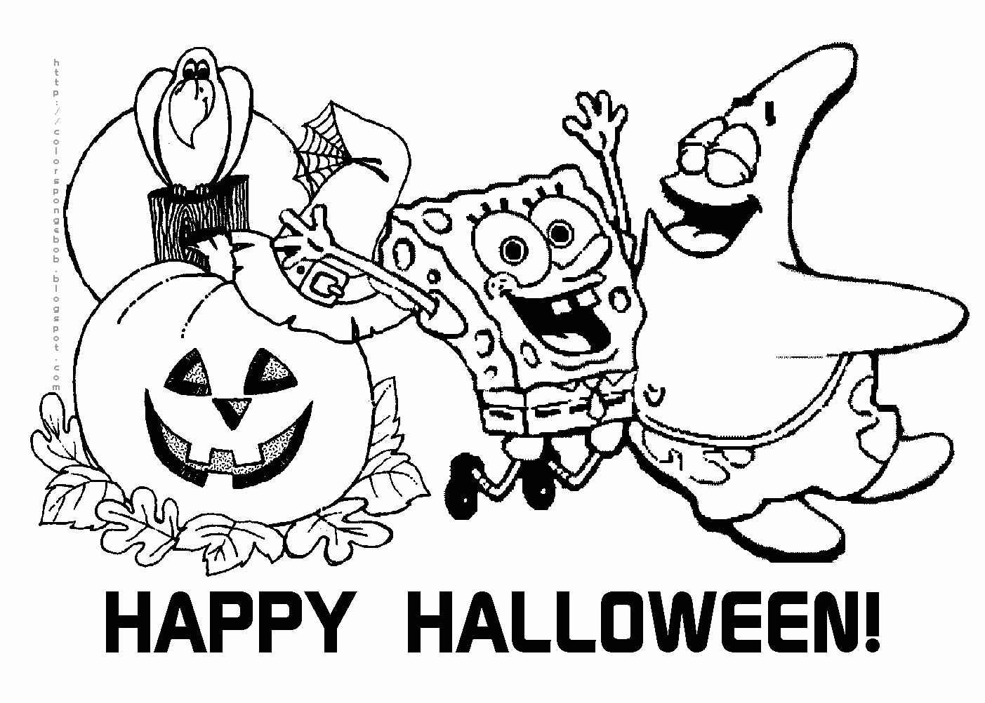 Free Printable Kids Halloween Coloring Pages Perfect - Coloring pages