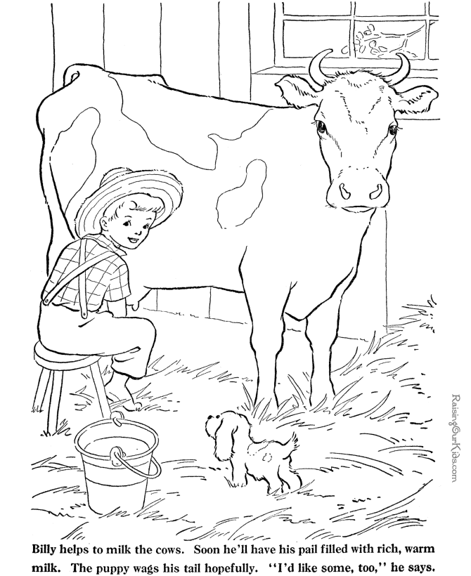 Farm Animal - Coloring Pages for Kids and for Adults