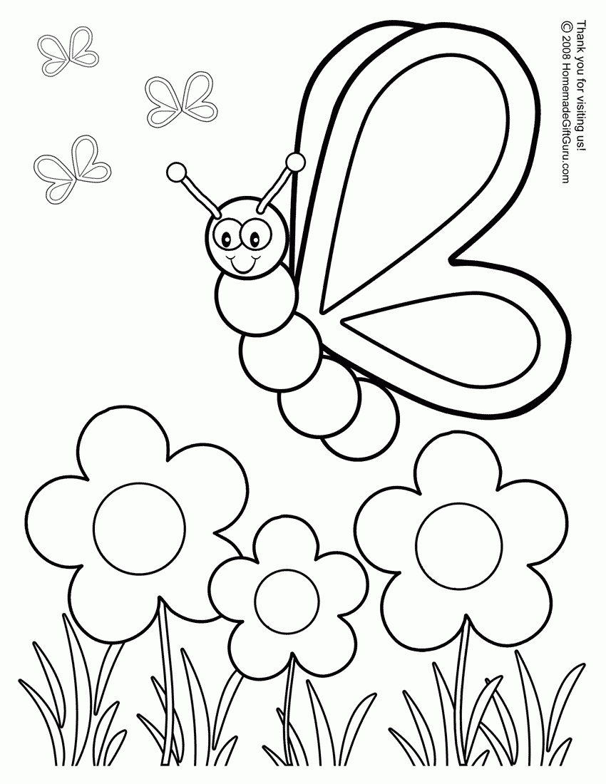 Spring Coloring Pages Free Printables Coloring Home