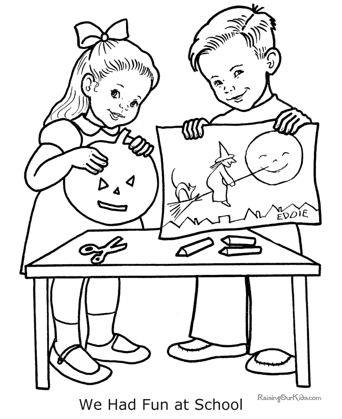Child Printable Coloring Pages - 023