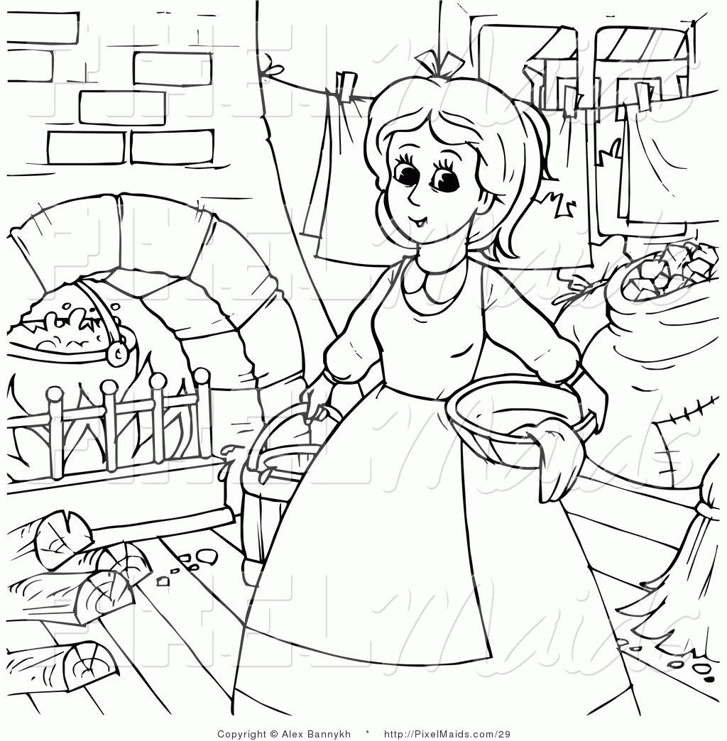 Coloring Pages, Kids Doing Chores - Coloring Home