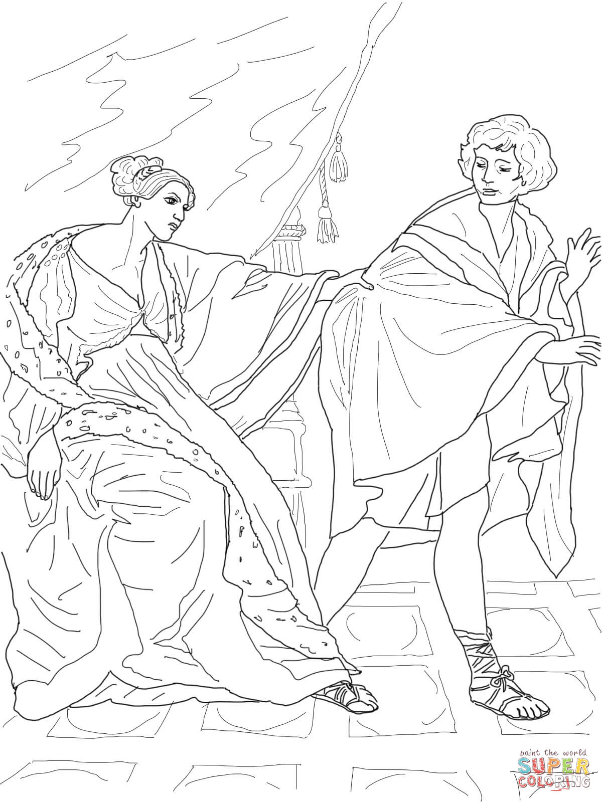 9 Pics of Joseph Sold To Potiphar Coloring Pages - Joseph and ...