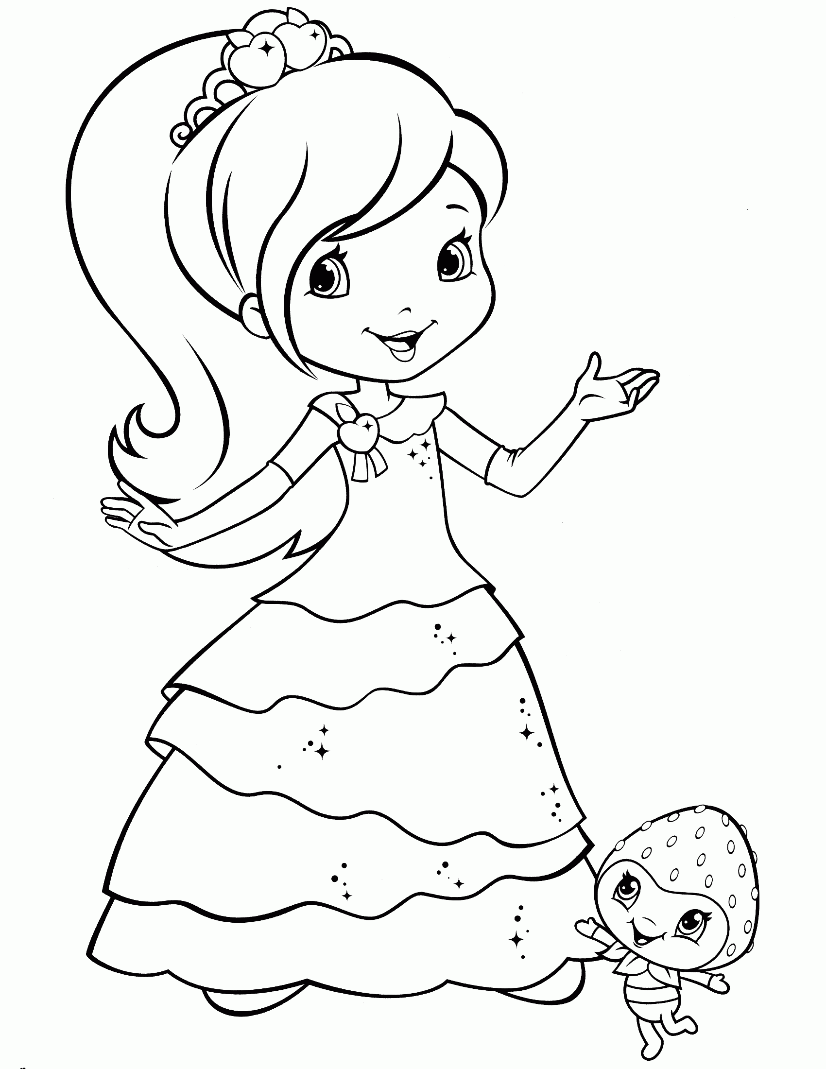 Strawberry Shortcake Coloring Pages Pdf   Coloring Pages ...