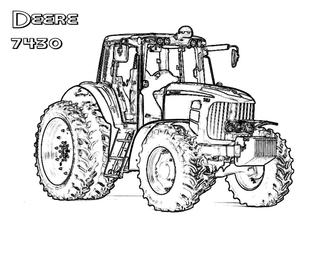 Featured image of post John Deere Tractor Coloring Pages Tractor are mostly used in farms and there are two most prominent international tractors that are ford and john deere