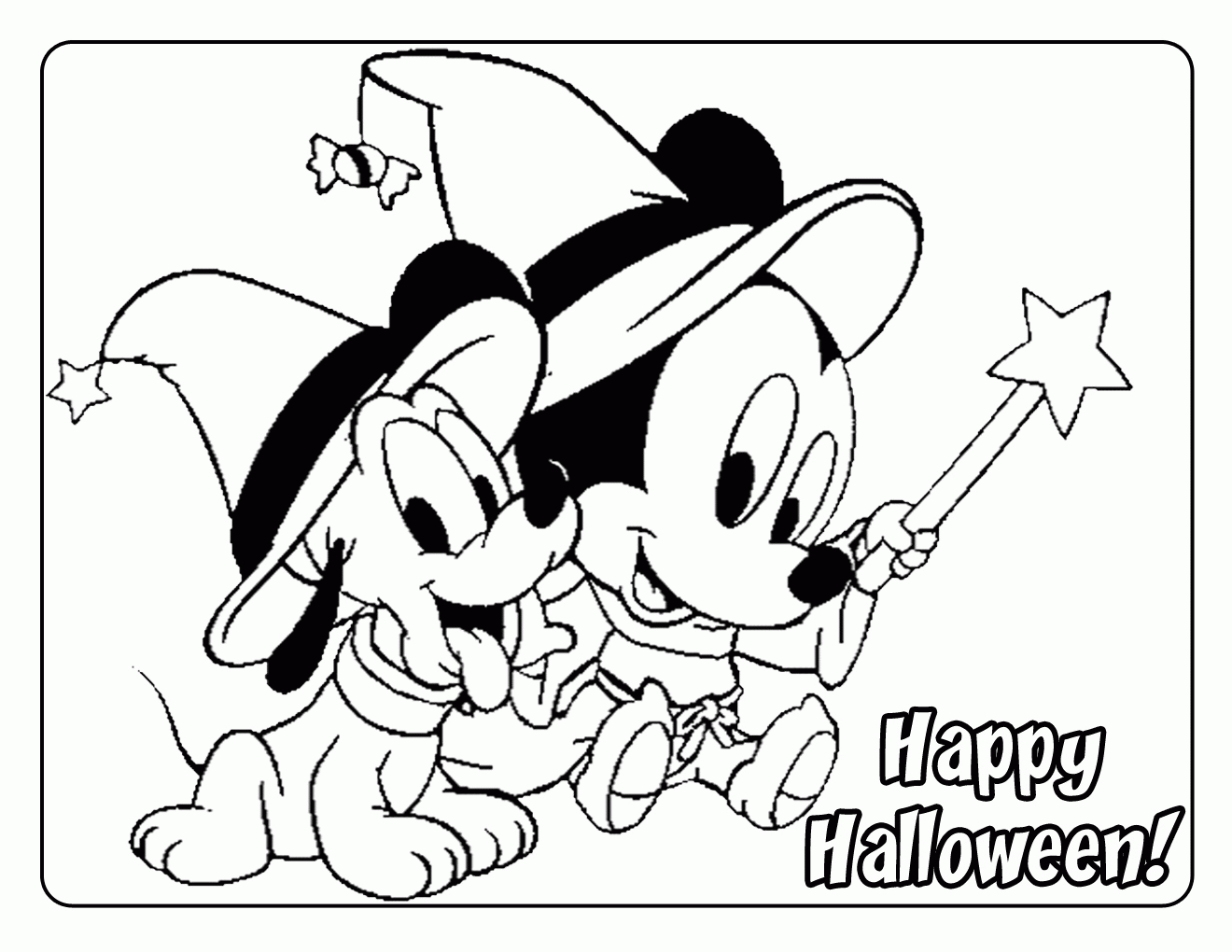 Baby Mickey Mouse And Friends Coloring Pages Coloring Home