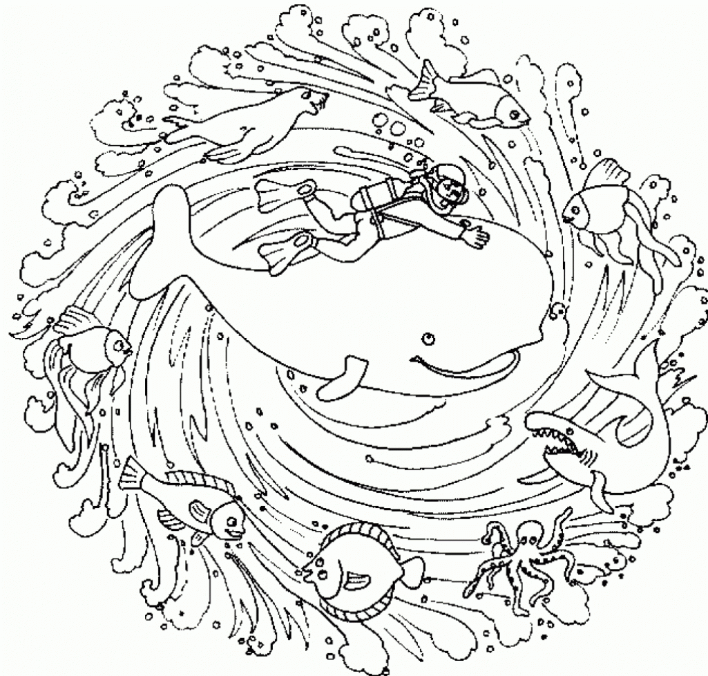 Animal Mandala Coloring Pages For Kids Free Printable For Child ...