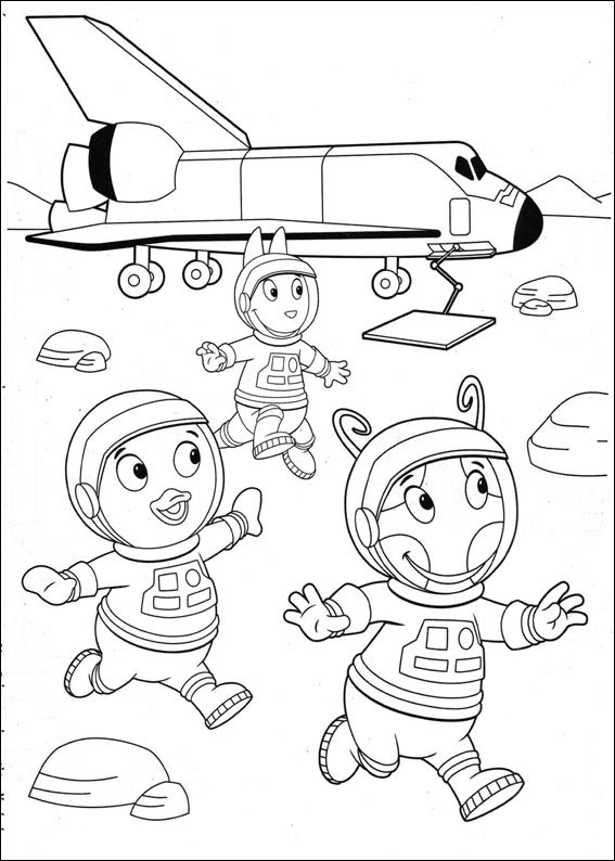 Backyardigans Printable Coloring Pages 17