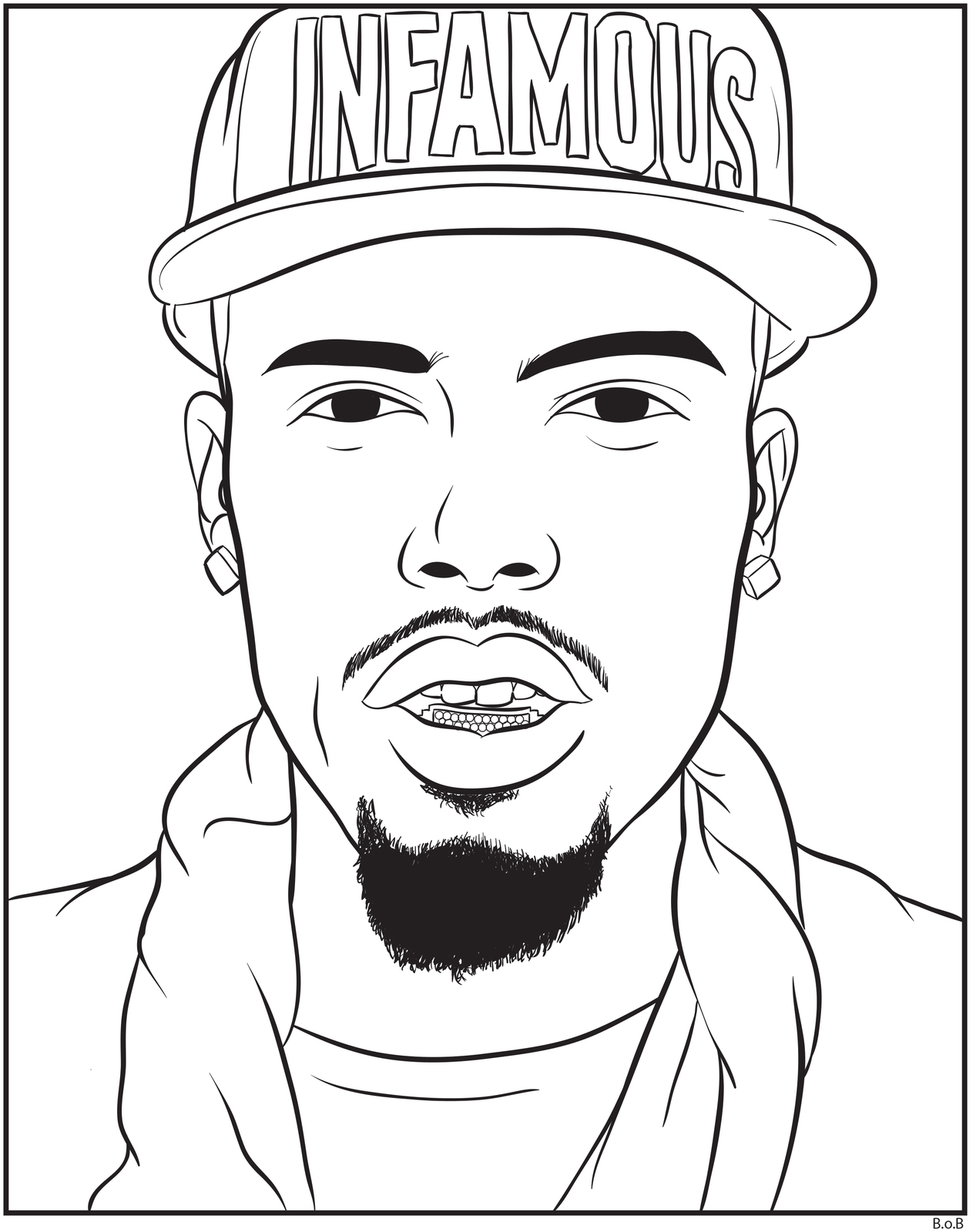 Rappers Drawing at GetDrawings.com Free for personal use Rappers ...