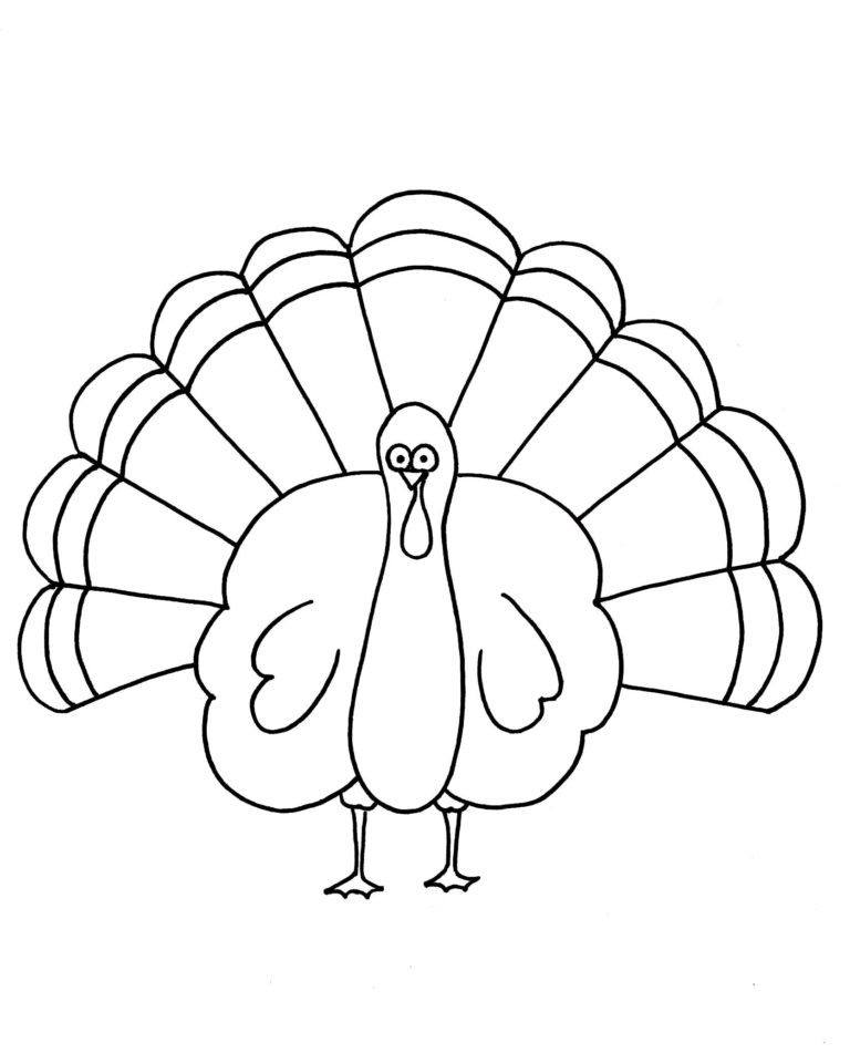 images of turkey coloring pages
