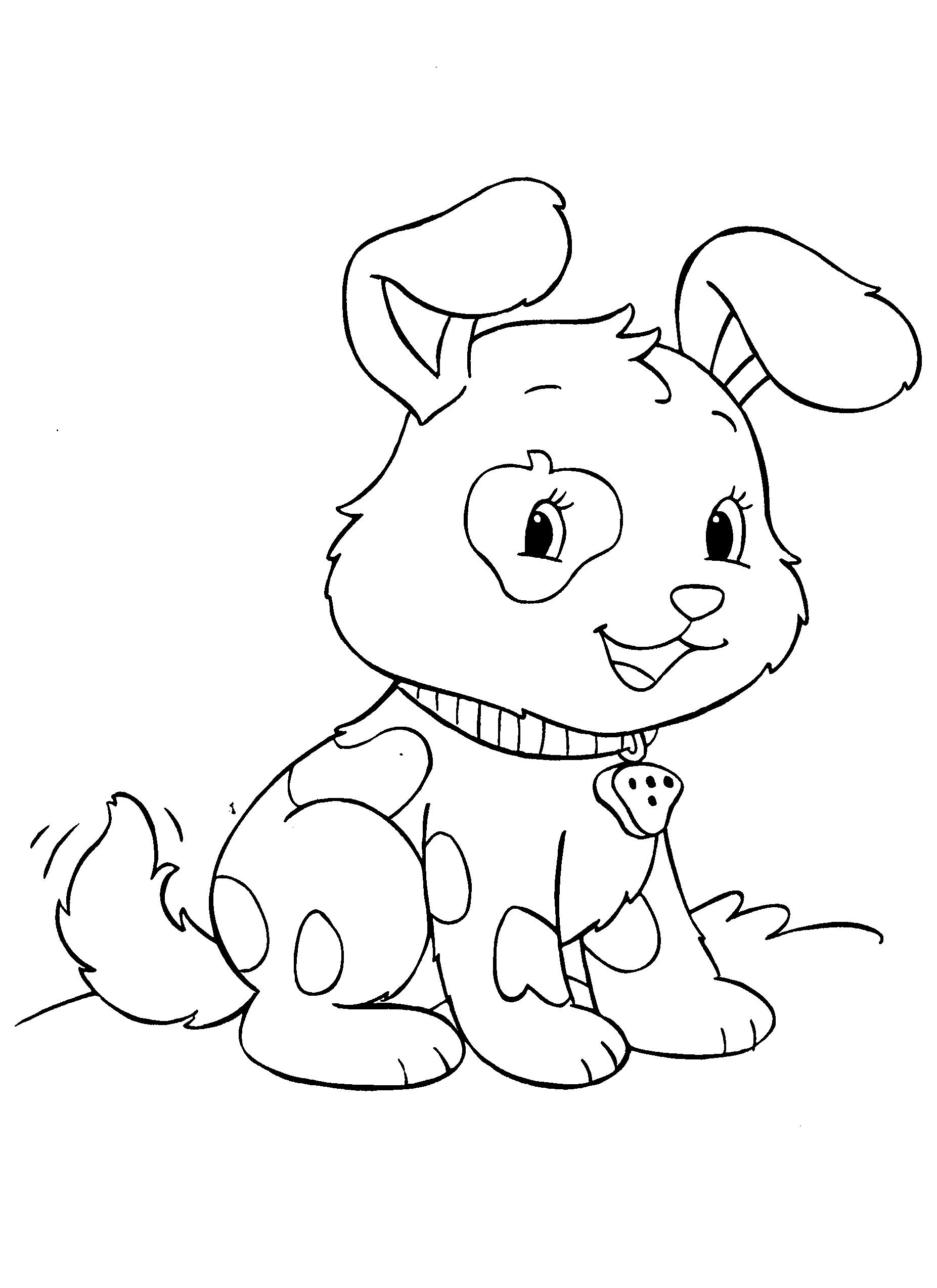Coloring Pages Puppies Printables | Loren Arts