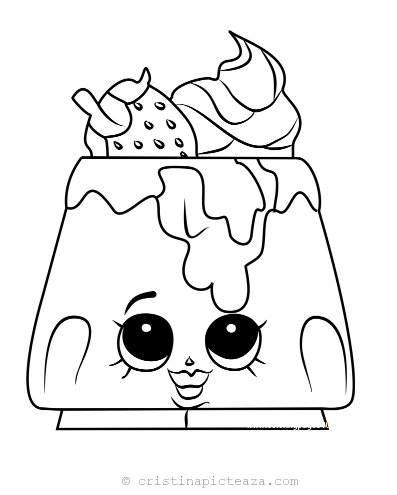 Shopkins Coloring Pages Season 2 (Bakery) – Cristina is Painting