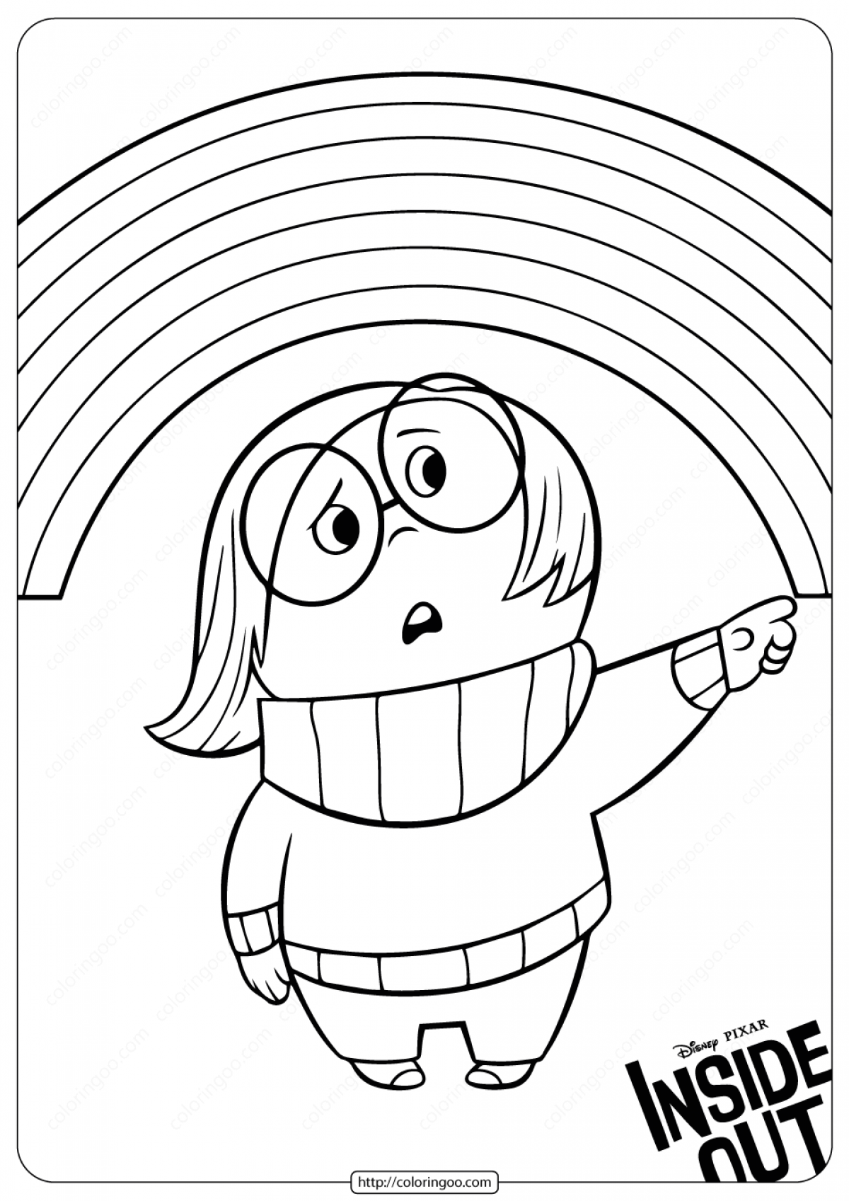 Sadness Coloring Pages - Coloring Home