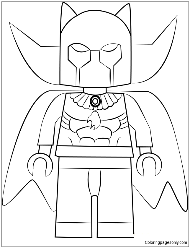 Lego Black Panther Coloring Page - Free Coloring Pages Online