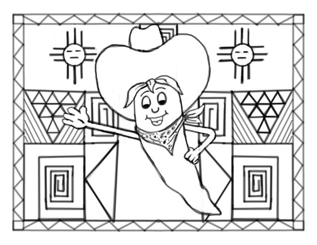 New Mexico Chile Pepper' Coloring Page | The digital downlo… | Flickr