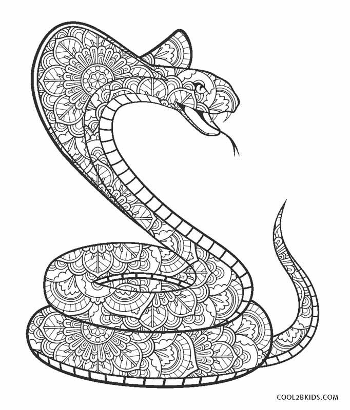 Snake Fangs Coloring Pages - Coloring Home