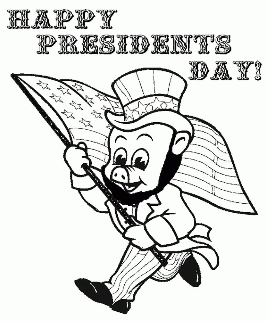 Presidents Day Coloring Pages Printable Free Presidents Day ...