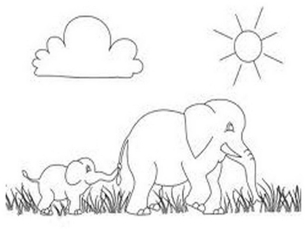 47 Awesome and Free Elephant Coloring Pages - Gianfreda.net