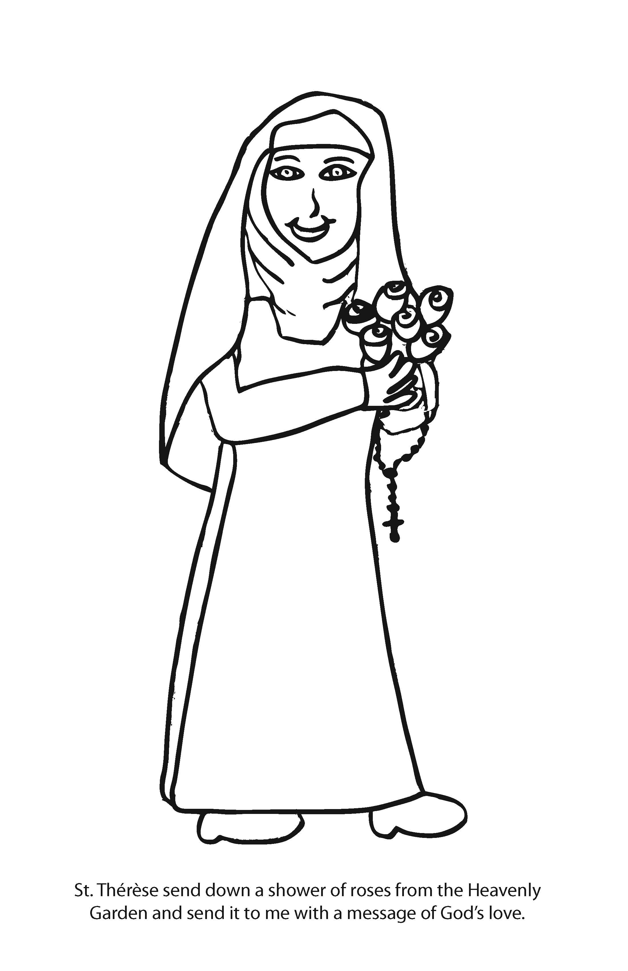 Coloring Pages - Little Ways Sacrifice Beads