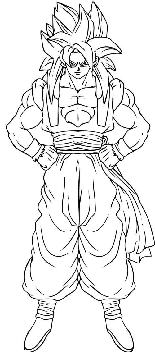 Dragon Ball Z Coloring Pages Online | DBZ :) | Pinterest | Page ...
