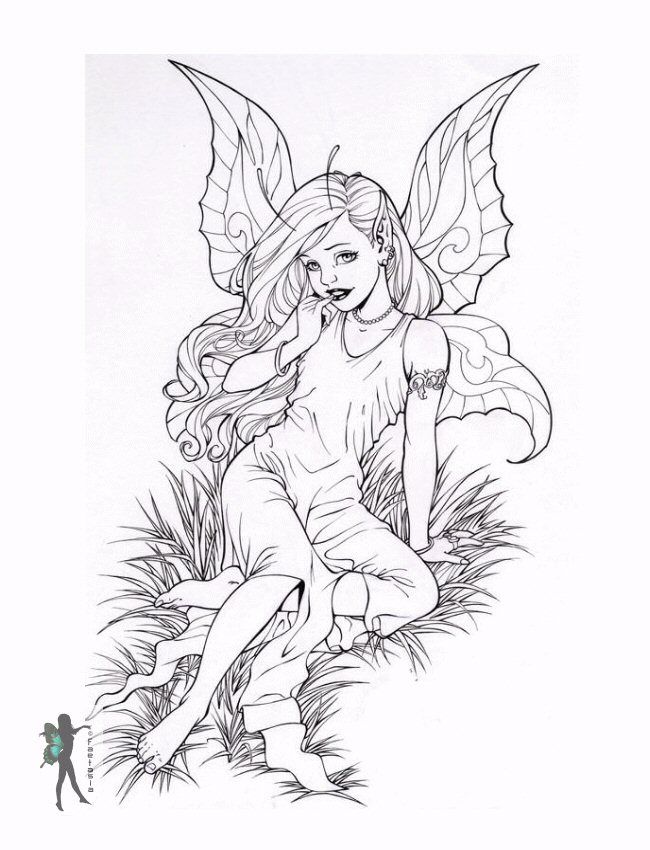 Enchanted Designs Fairy & Mermaid Blog: Free Fairy Coloring Pages 