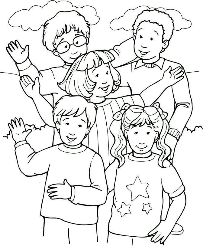 Pin Happy People Colouring Pages on Pinterest - Coloring Pages