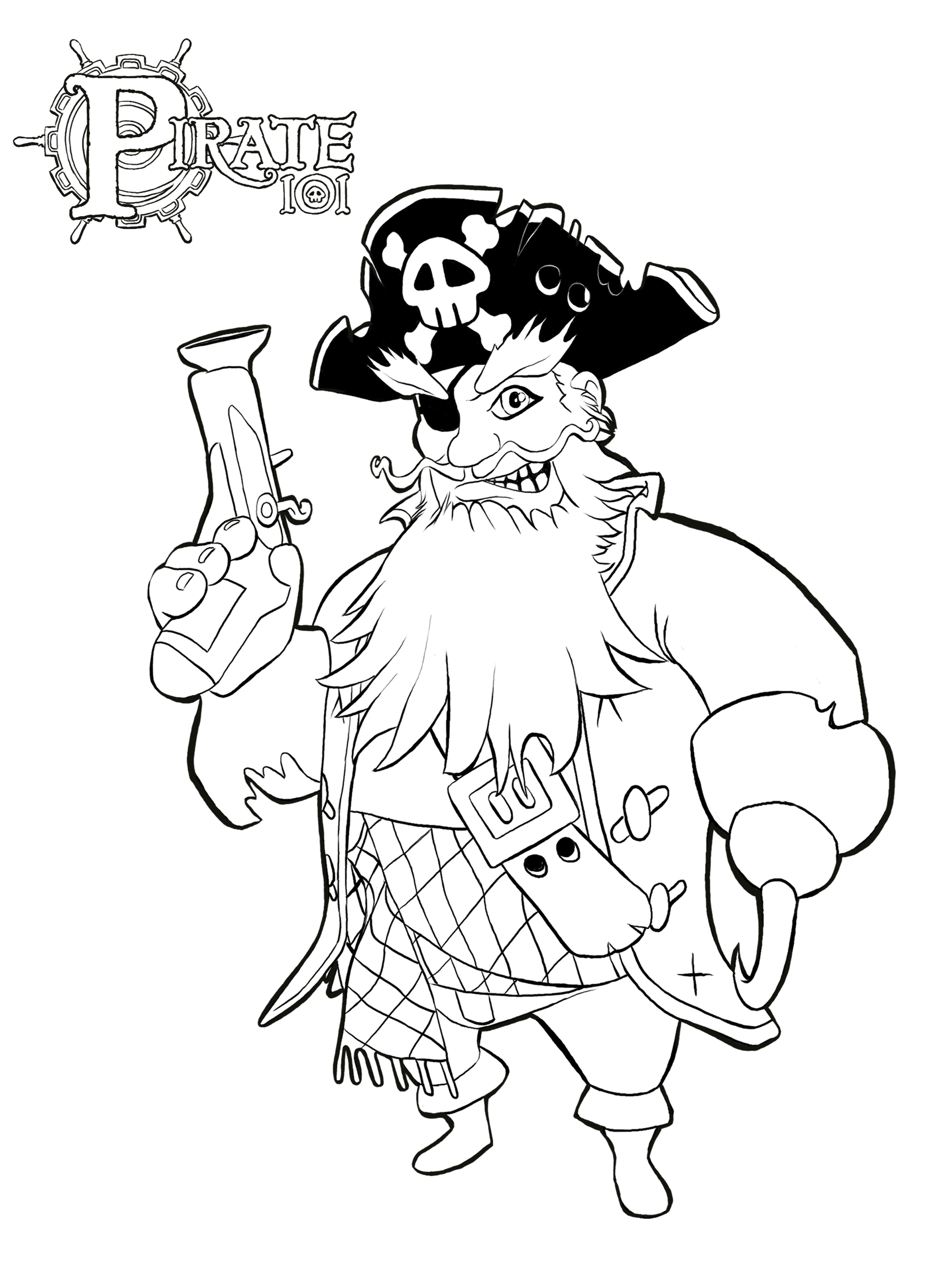 Pirate Coloring Pages | Pirate101 Free Online Game