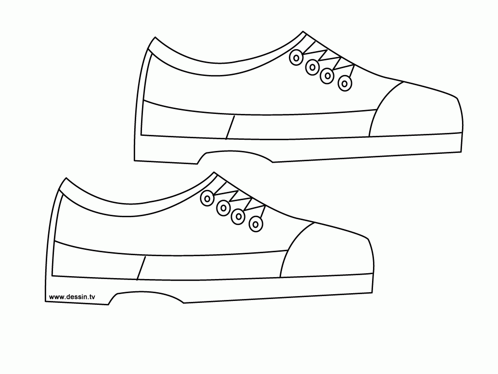 Printable Coloring Pages Shoes - High Quality Coloring Pages