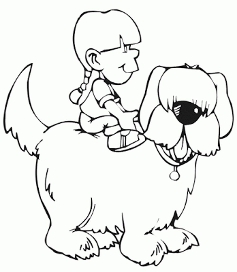 Dog Coloring Pages Printable Printable Kids Colouring Pages ...
