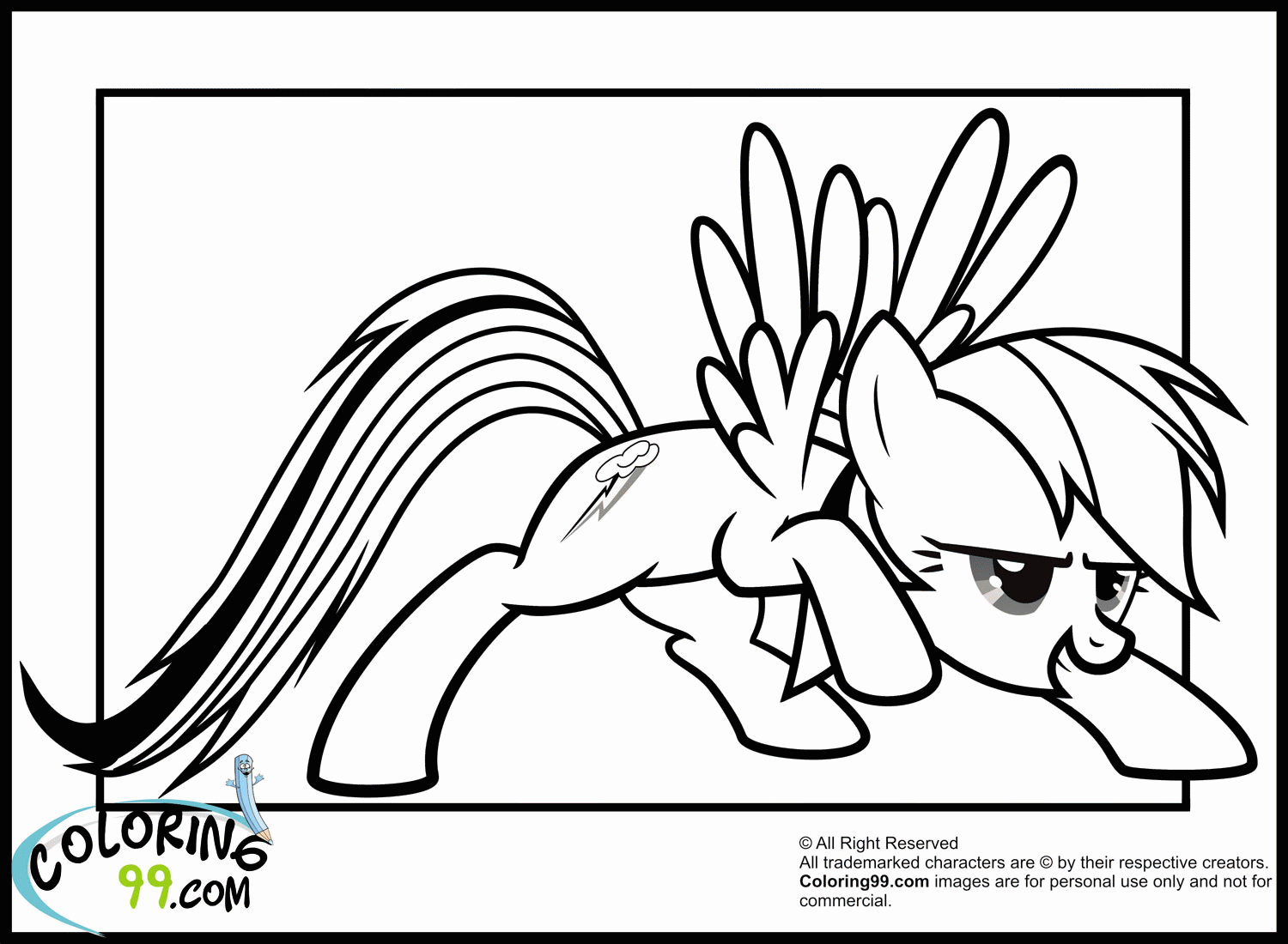 12 Pics of Baby Rainbow Dash Coloring Pages - Rainbow Dash ...