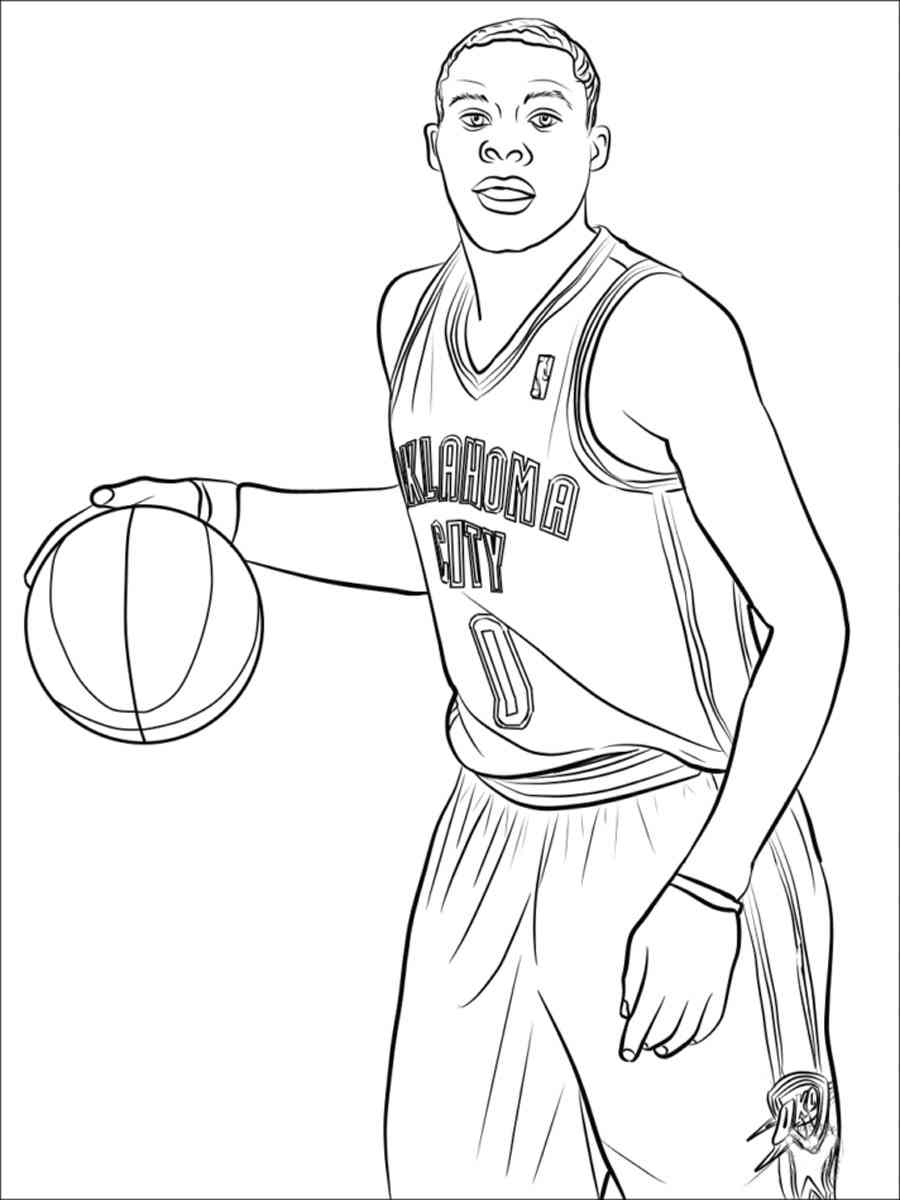 Stephen Curry Coloring Page - Coloring Home