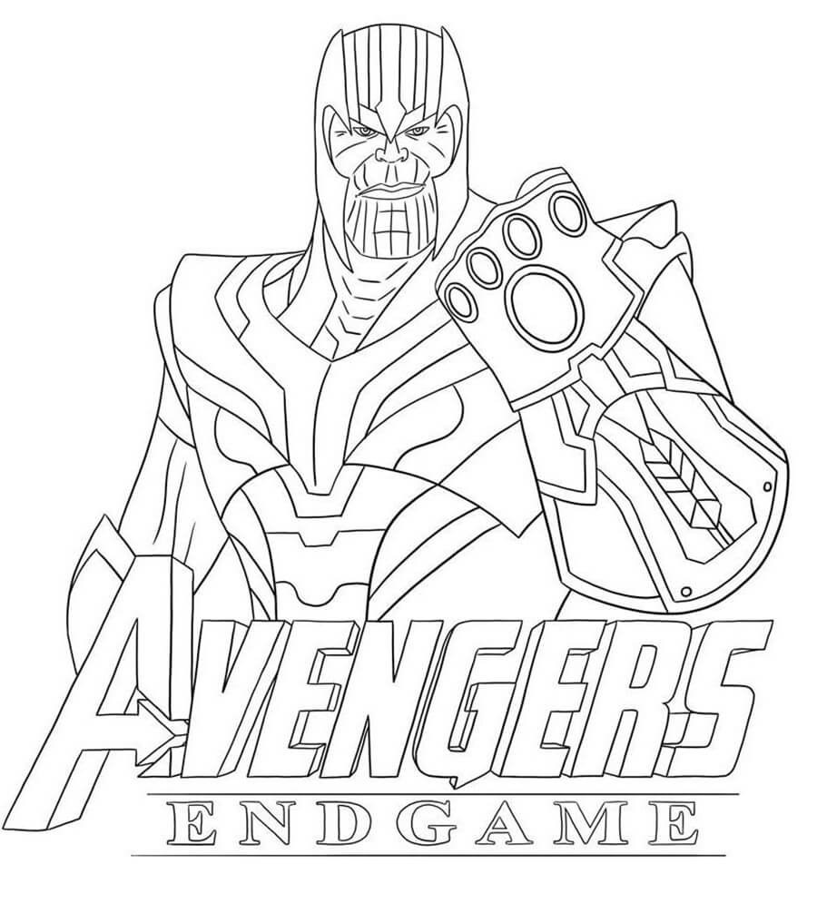 Thanos Coloring Pages - Free Printable Coloring Pages for Kids
