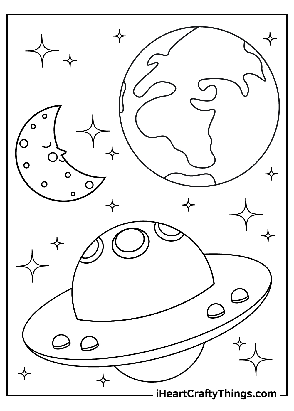 Outer Space Coloring Pages (Updated 2022)