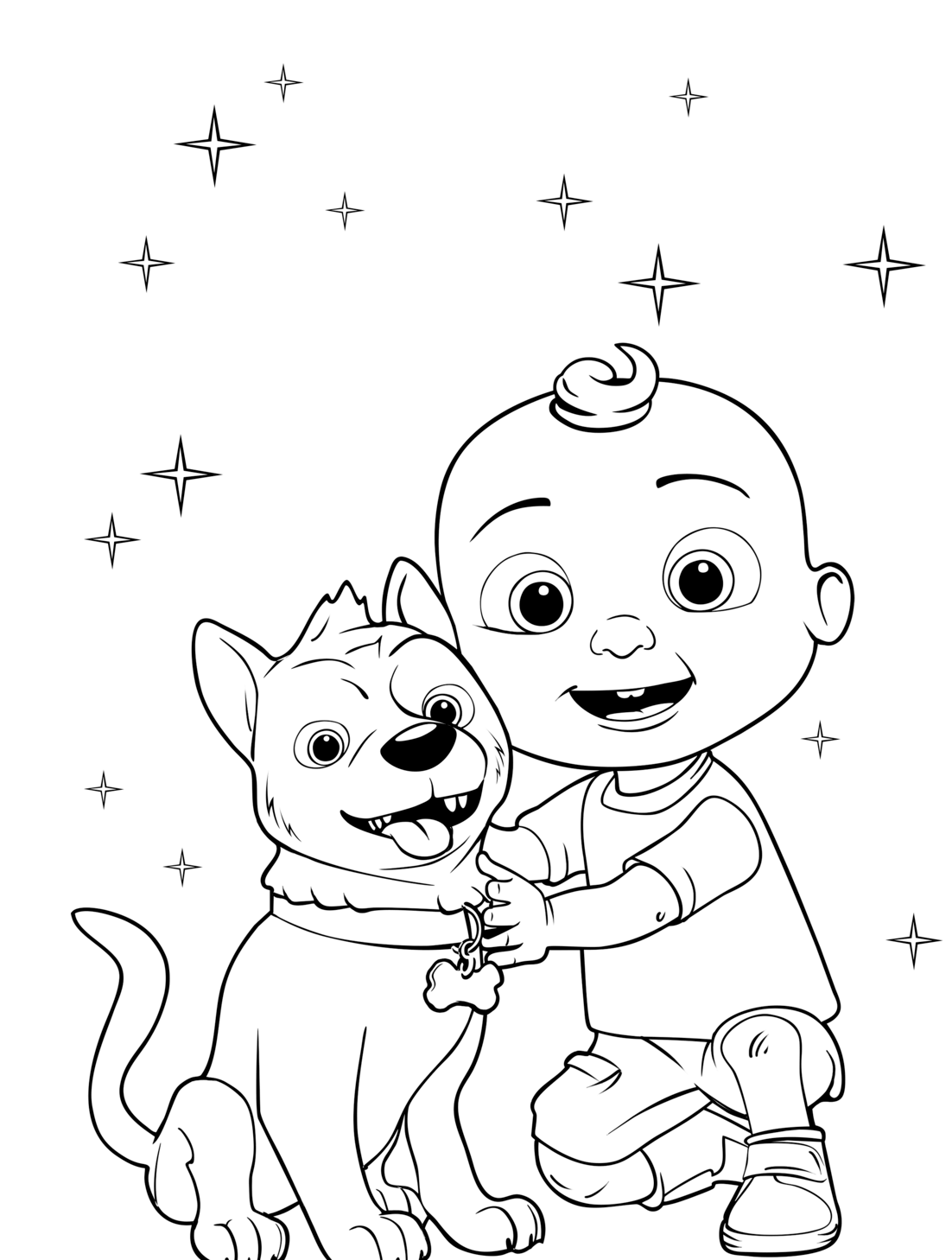 Cocomelon Coloring Pages   Coloring Cool   Coloring Home