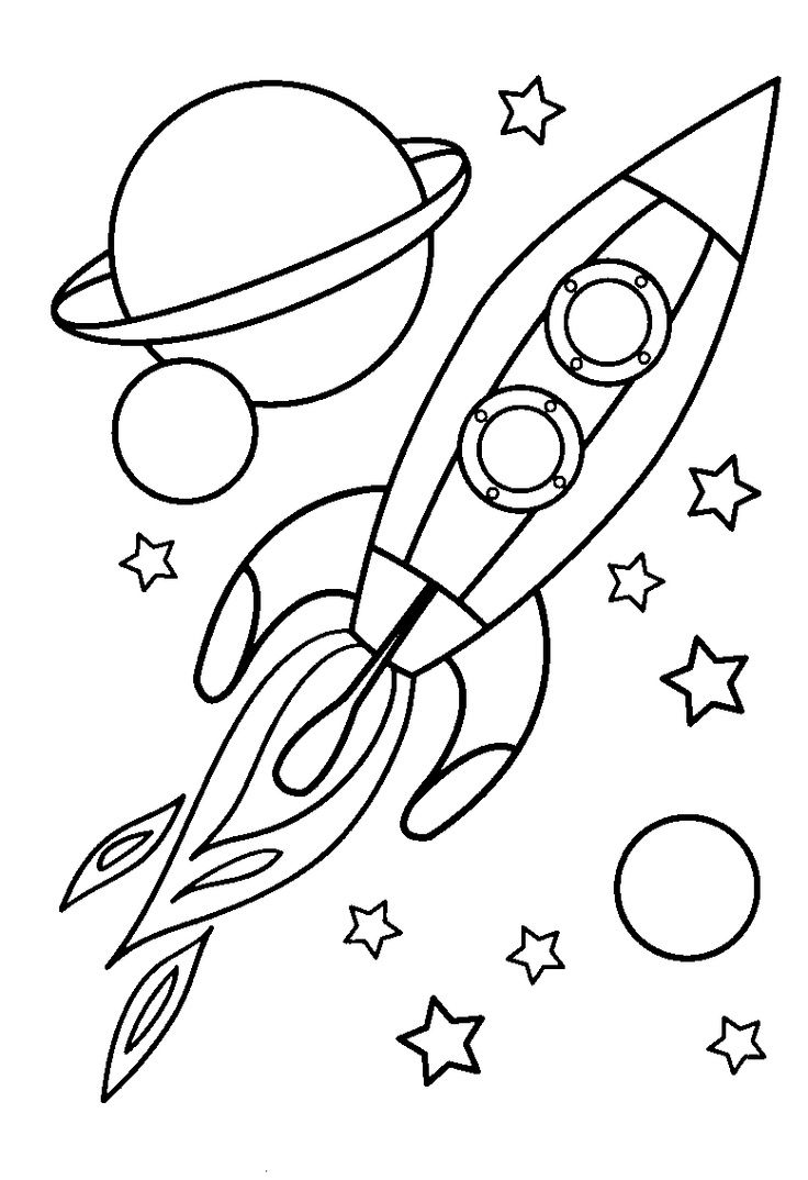 10 Best Spaceship Coloring Pages For Toddlers | Space coloring pages,  Planet coloring pages, Coloring pages