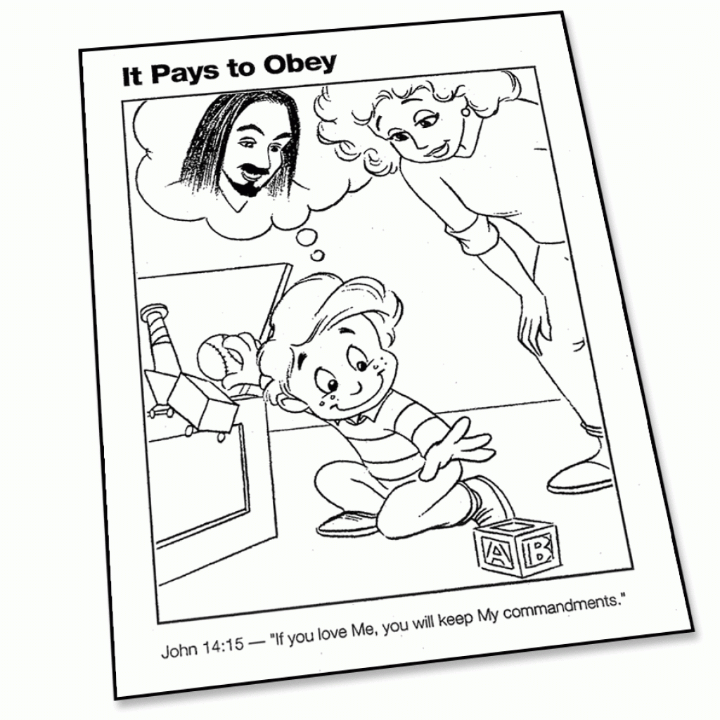 Coloring Pages For 10 Commandments - Free coloring pages