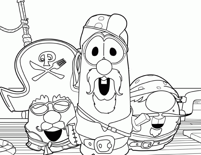 Veggietales Coloring Pages To Print