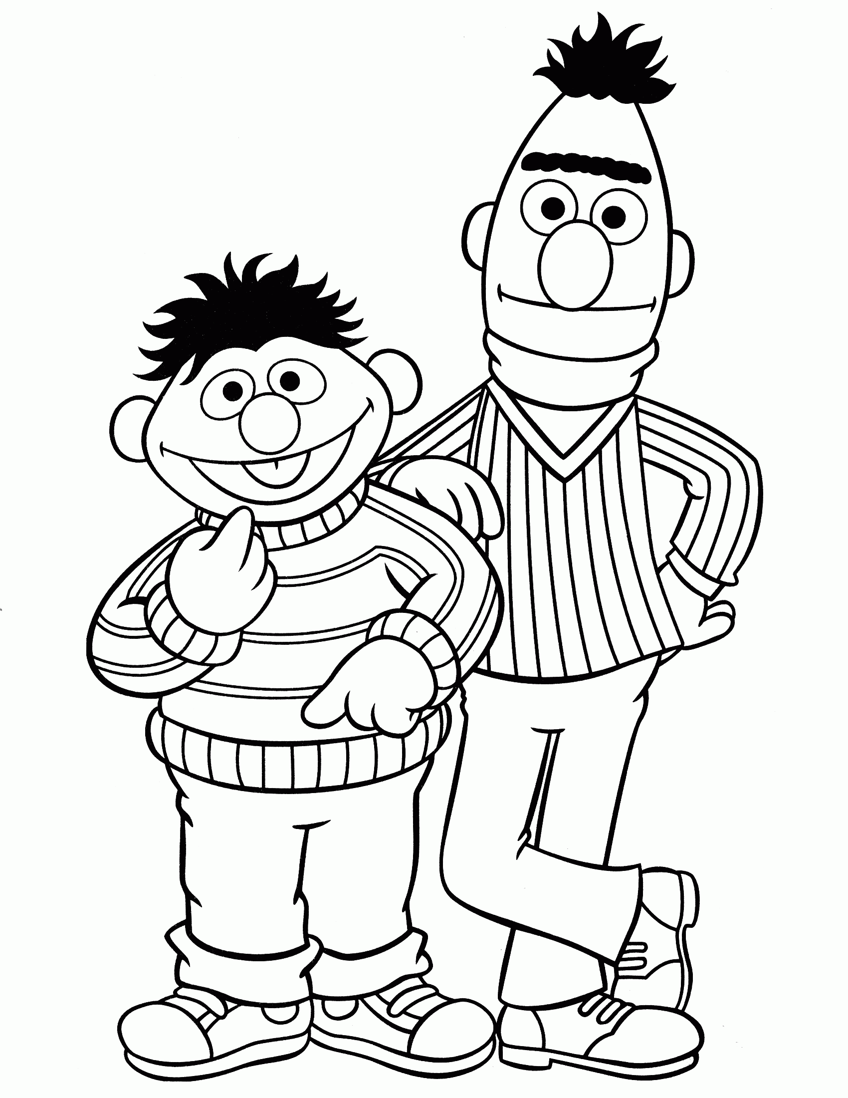 Sesame Street Coloring Pages and Book | UniqueColoringPages
