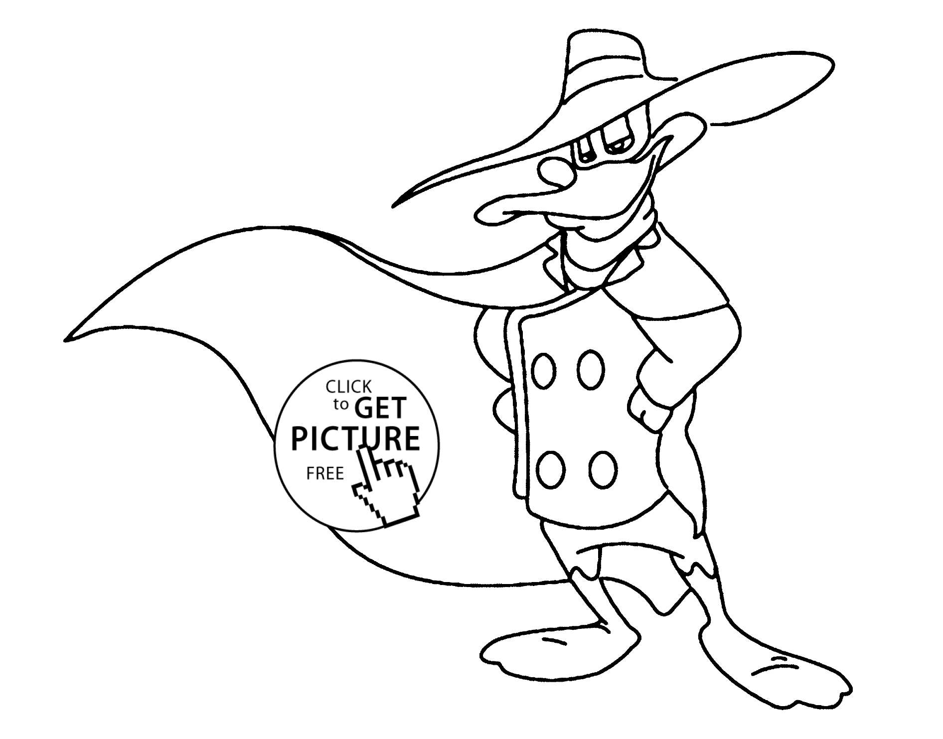 Download Darkwing Duck Coloring Pages - Coloring Home